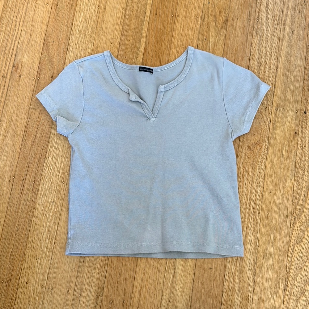 Brandy Melville Blue Crop top